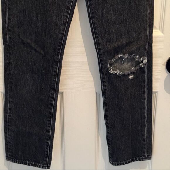Madewell The Perfect Vintage Jean in Roxstone Wash: Knee-Rip Edition Sz 24 - Picture 5 of 9